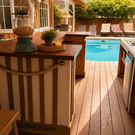 Вилла La Chunga Avec Piscine Chauffee Jacuzzi Et Climatisation Леж-Кап-Ферре